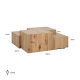 Kaffebord Lennox natural Richmond Interiors Sofabord