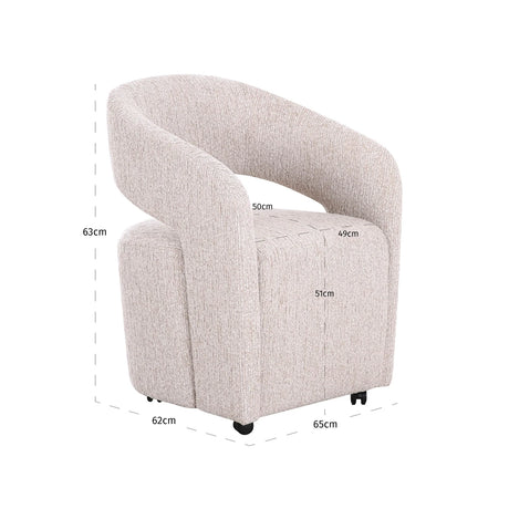 Spisestol Vixen natural linear Richmond Interiors Spisestol