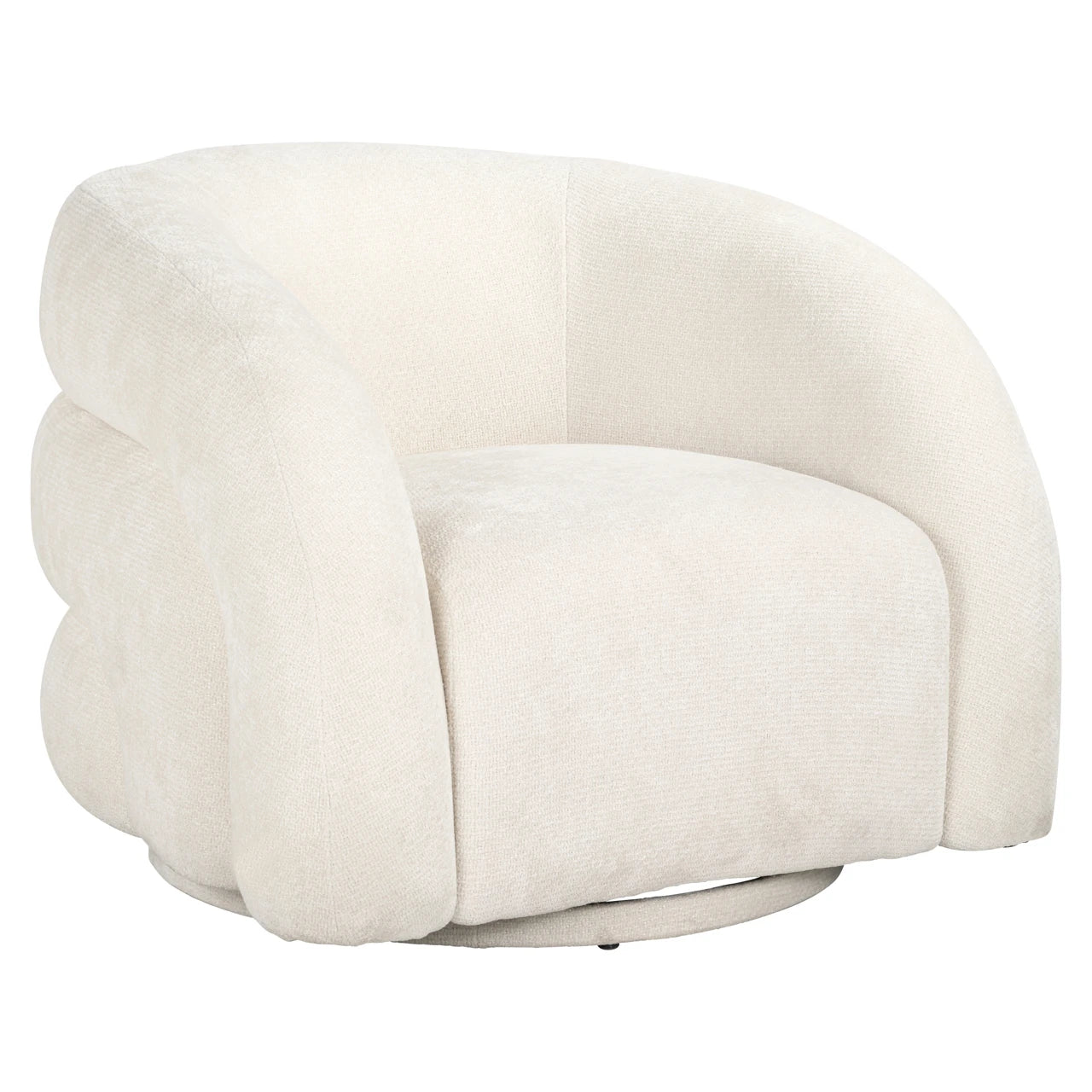 Lounge chair Arcus hvit enhjørning svingbar Richmond Interiors Lenestol