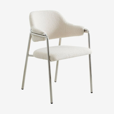 ALBERT stol - rå hvit Nordal CHAIRS+ARM