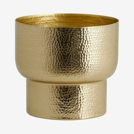 ALIMIA Gresspotter i aluminium ø20,50 cm - gull finish Nordal INDOOR POT