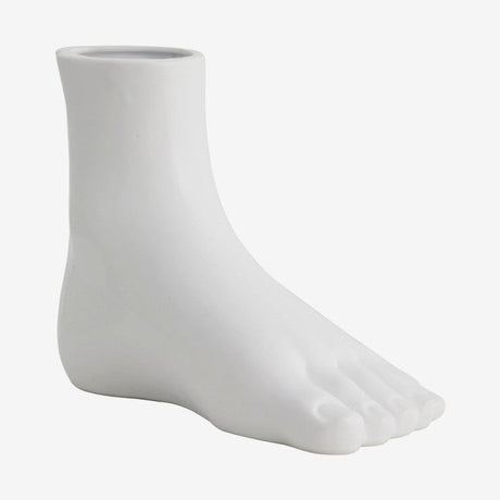 ARUBA keramisk vase - h19,5 cm - hvit Nordal VASEBOWL