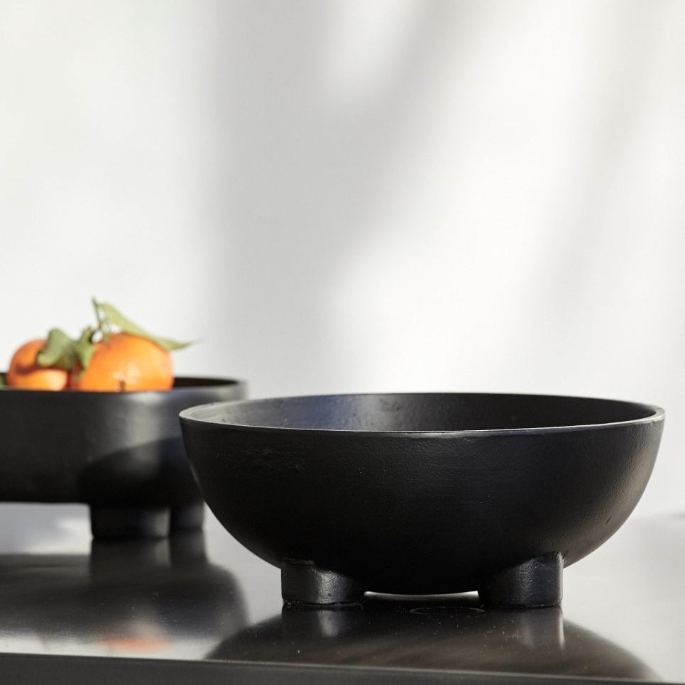 ASPO-beholder - ø30 cm - sort Nordal TRAYETAGER