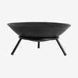 ASTER brannbane med stillas - ø61 cm - sort Nordal DECO ITEMS