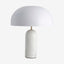 ATLAS-bordlampe i marmor og metall - h49 cm - hvit Nordal STAND LAMP