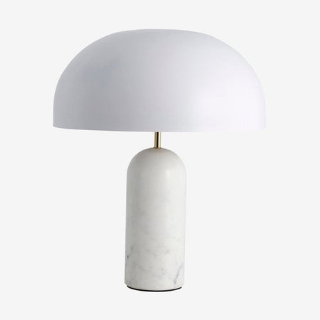 ATLAS-bordlampe i marmor og metall - h49 cm - hvit Nordal STAND LAMP