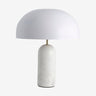 ATLAS-bordlampe i marmor og metall - h49 cm - hvit Nordal STAND LAMP