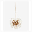 ATOMIC pendel i glass til 17 pærer - ø57 cm - gull finish Nordal HANG LAMPS