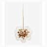 ATOMIC pendel i glass til 17 pærer - ø57 cm - gull finish Nordal HANG LAMPS