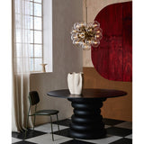 ATOMIC pendel i glass til 17 pærer - ø57 cm - gull finish Nordal HANG LAMPS