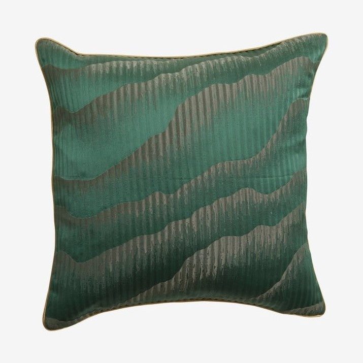 AVIOR-putetøy i satin - 45x45 - mørkegrønn Nordal PILLOWS