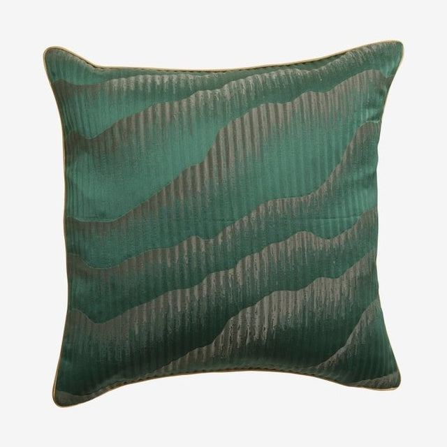 AVIOR-putetøy i satin - 45x45 - mørkegrønn Nordal PILLOWS