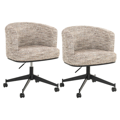 Spisestol Rochenne trendy natur svingbar på hjul Richmond Interiors Spisestol