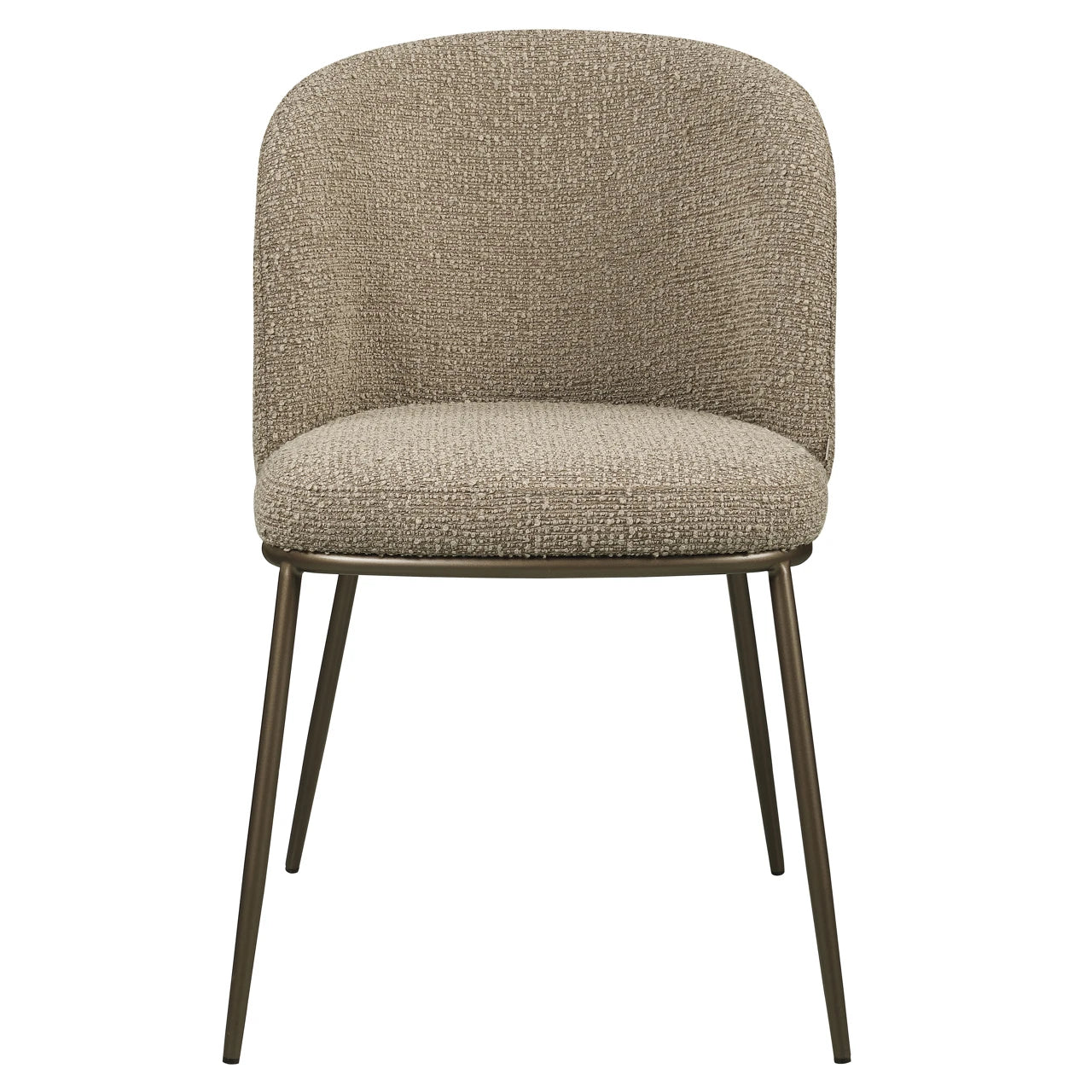 Spisestol Elvi mocca chunky brannhemmende Sett med 2 Richmond Interiors Spisestol