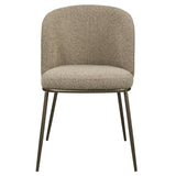 Spisestol Elvi mocca chunky brannhemmende Sett med 2 Richmond Interiors Spisestol