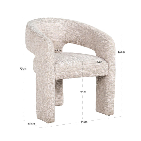 Spisestuestol Belle tilpasset brannhemmende Richmond Interiors Spisestol