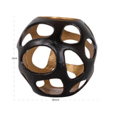 Orkanlys Alysia brun liten Richmond Interiors Lanterne og lysglass