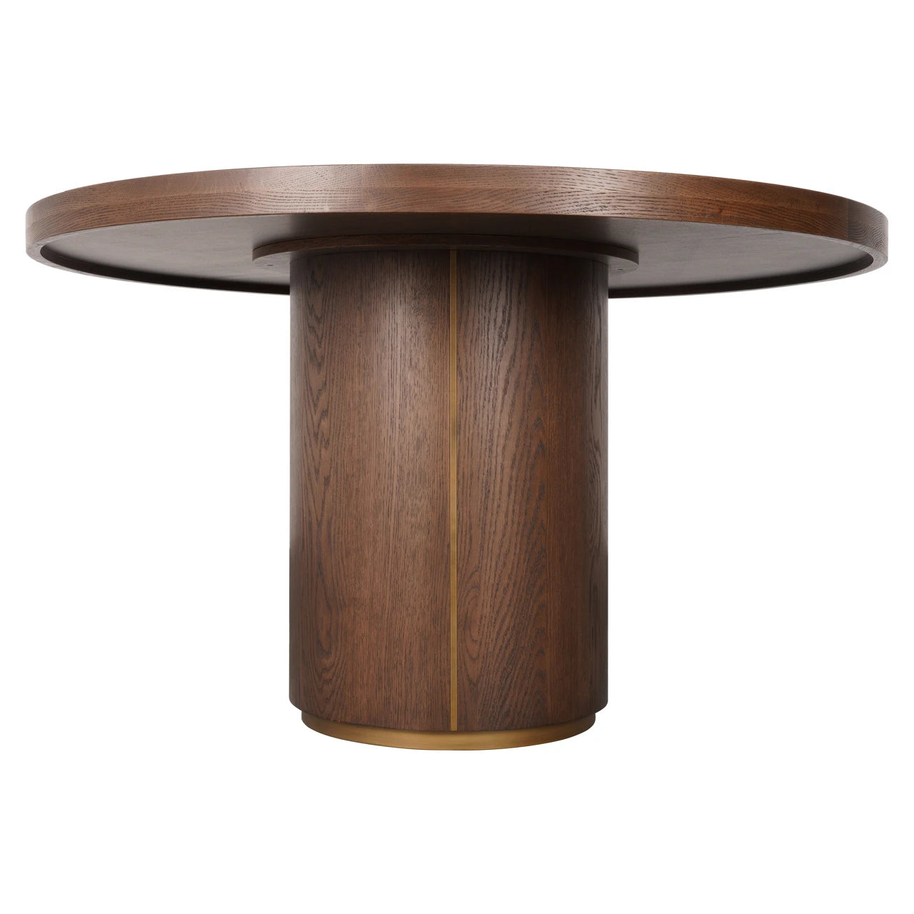 Spisebord Willox beige 130Ø inkludert glass Richmond Interiors Spisebord
