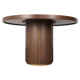 Spisebord Willox beige 130Ø inkludert glass Richmond Interiors Spisebord