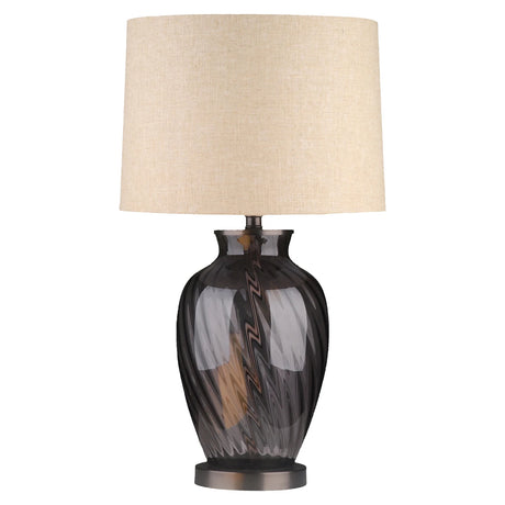 Bordlampe Rowan røyk Richmond Interiors Bordlampe