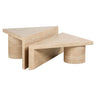 Salongbord Fictus beige sett med 2 Richmond Interiors Sofabord