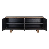 Sideboard Hunter svart rustikk Richmond Interiors Skjenk