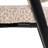 Spisestol Zeno beige leopard Richmond Interiors Spisestol