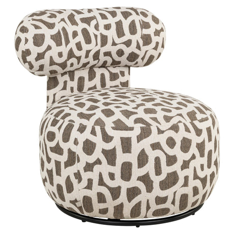 Lounge chair Kaya weave brown Richmond Interiors Lenestol