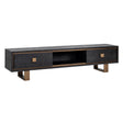 TV-benk Hunter svart rustikk Richmond Interiors TV-benk