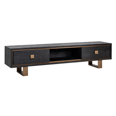 TV-benk Hunter svart rustikk Richmond Interiors TV-benk