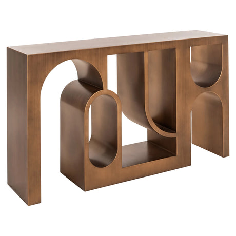 Konsoll Alexander Jones børstet gull Lugano Richmond Interiors Konsollbord
