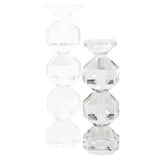 Candle holder Safia klar gjennomsiktig liten Richmond Interiors Lysestake
