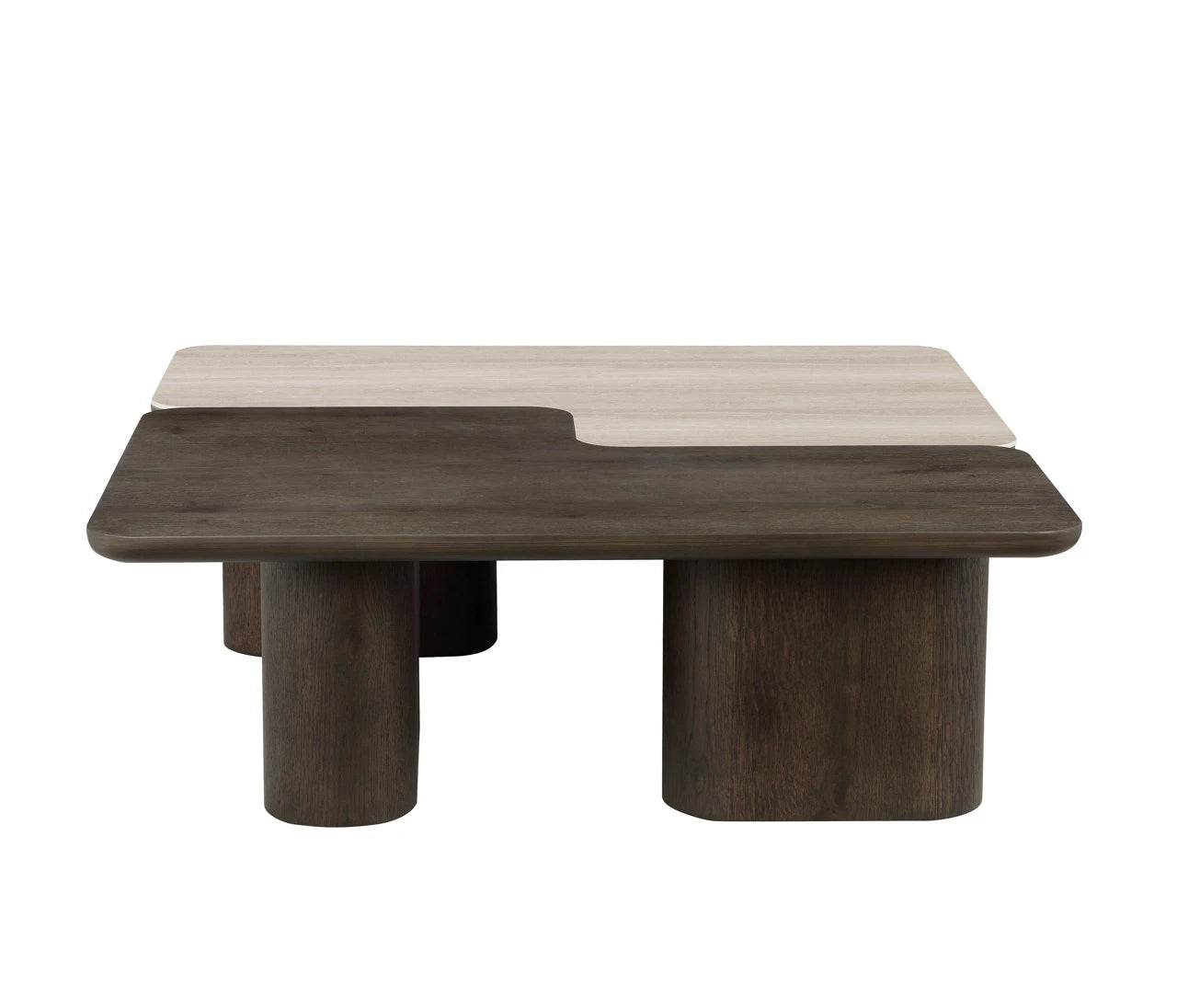 Salongbord Nando brun Sett med 2 Richmond Interiors Sofabord