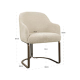 Spisestol Hadley natural boldvev flammehemmende Richmond Interiors Spisestol