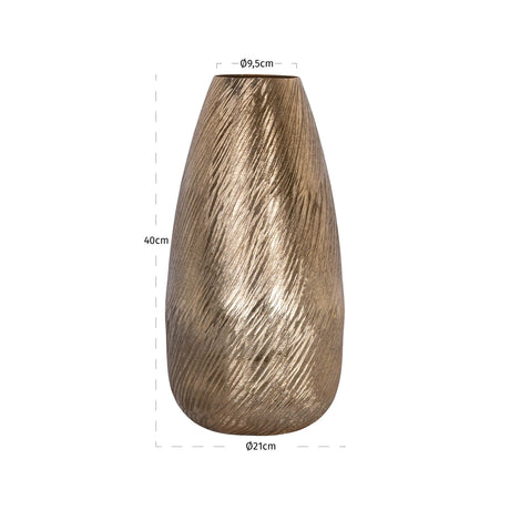 Vase Riza gull Richmond Interiors Vase