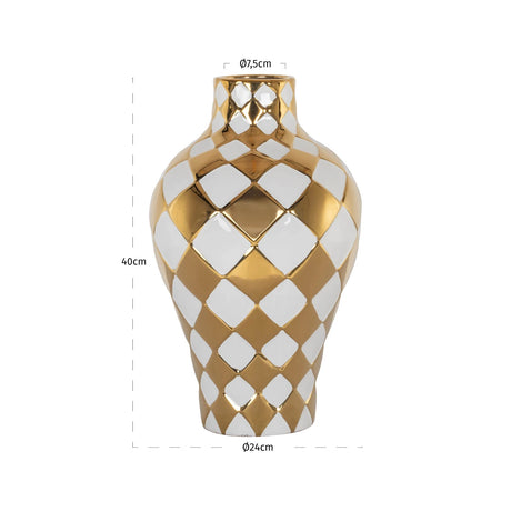 Vase Zilla hvit liten Richmond Interiors Vase