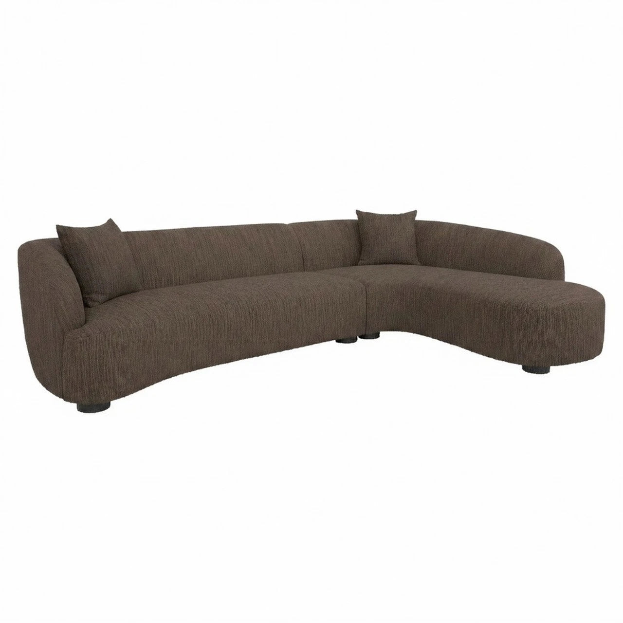 Sofa Pandora brun chunky lounge høyre Richmond Interiors Sofa