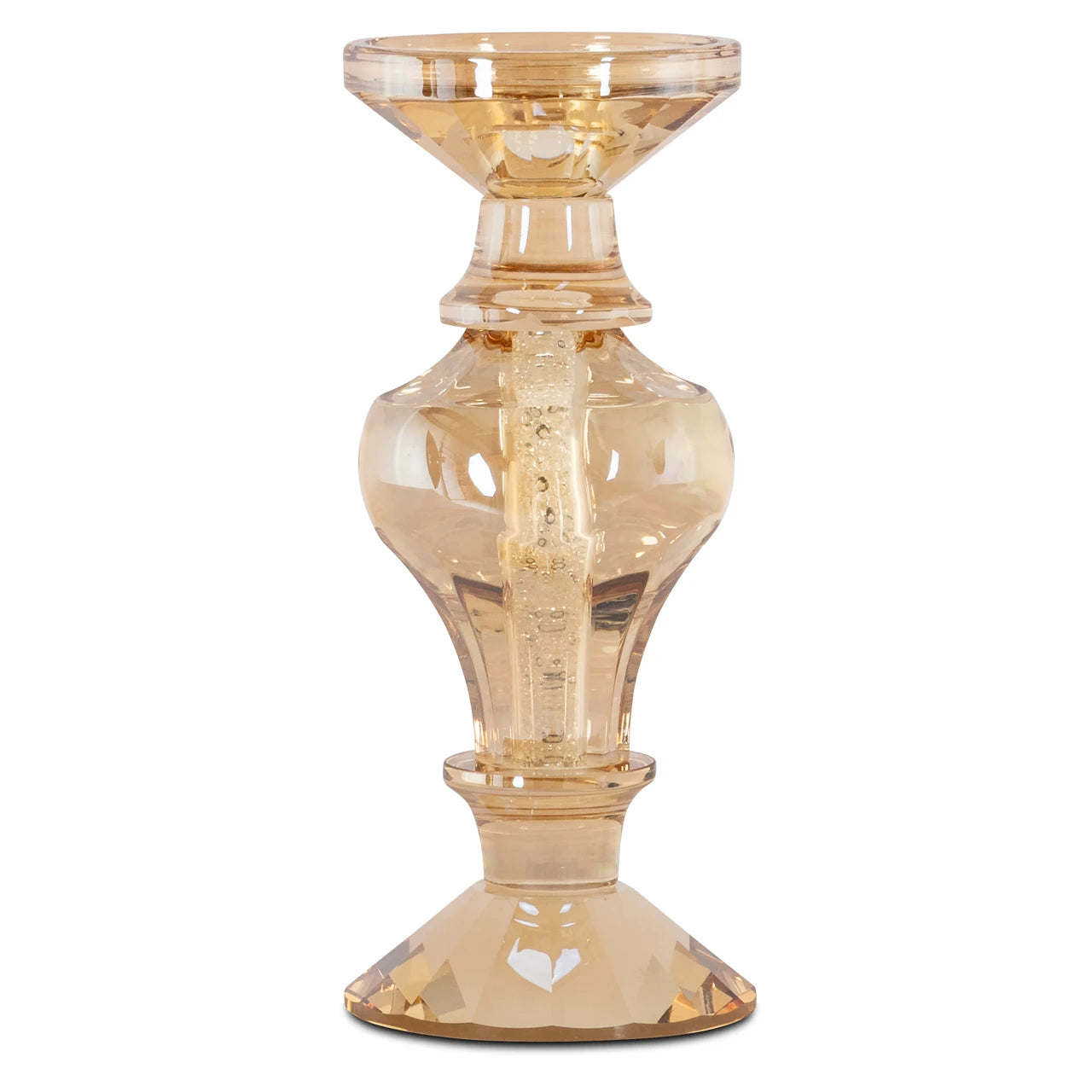 Candle holder Dilan amber small Richmond Interiors Lysestake