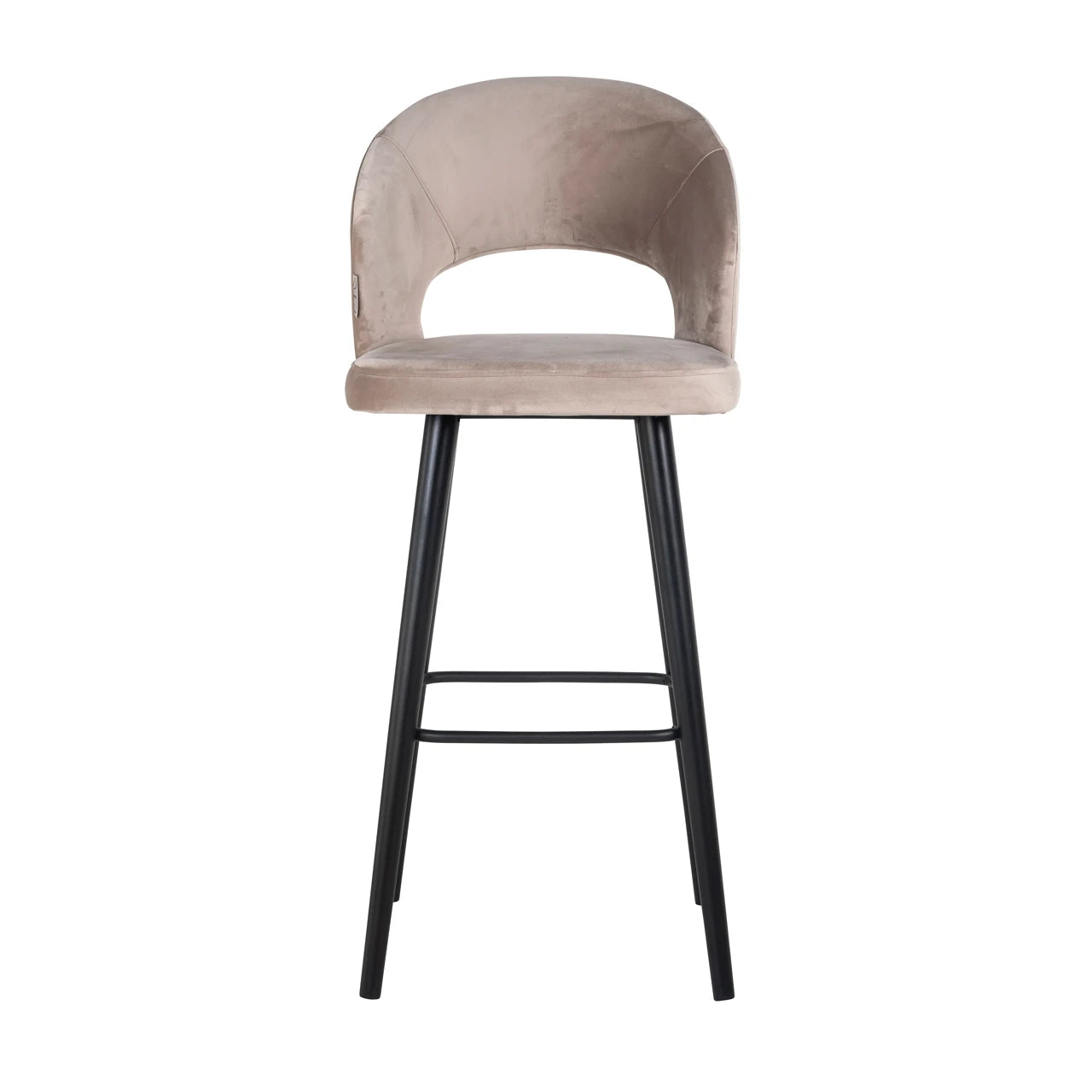 Barkrakk Savoy khaki fløyel Richmond Interiors Barstol