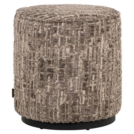Puff & Fotskammel Lexie greige 45Ø Richmond Interiors Pall