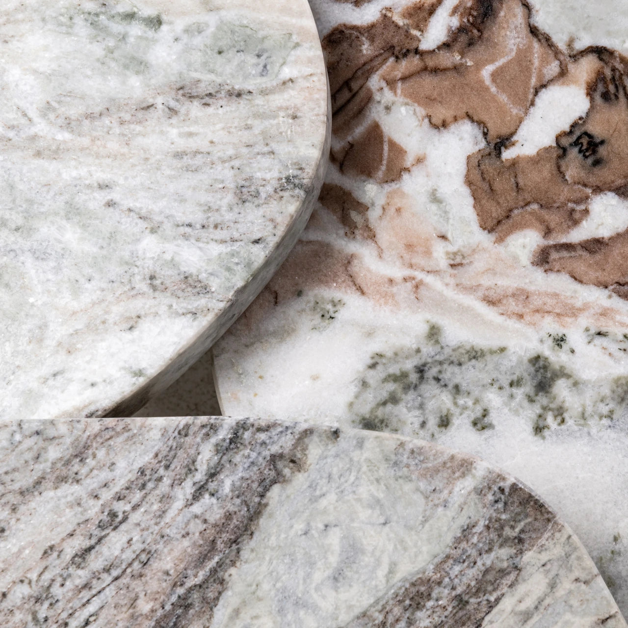 Kaffebord Camino Blush beige sett med 3 Richmond Interiors Sofabord