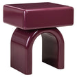 Nightstand Bennet burgunder 1-skuff Richmond Interiors Nattbord