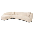 Sofa Pandora beige angora lounge left Richmond Interiors Sofa