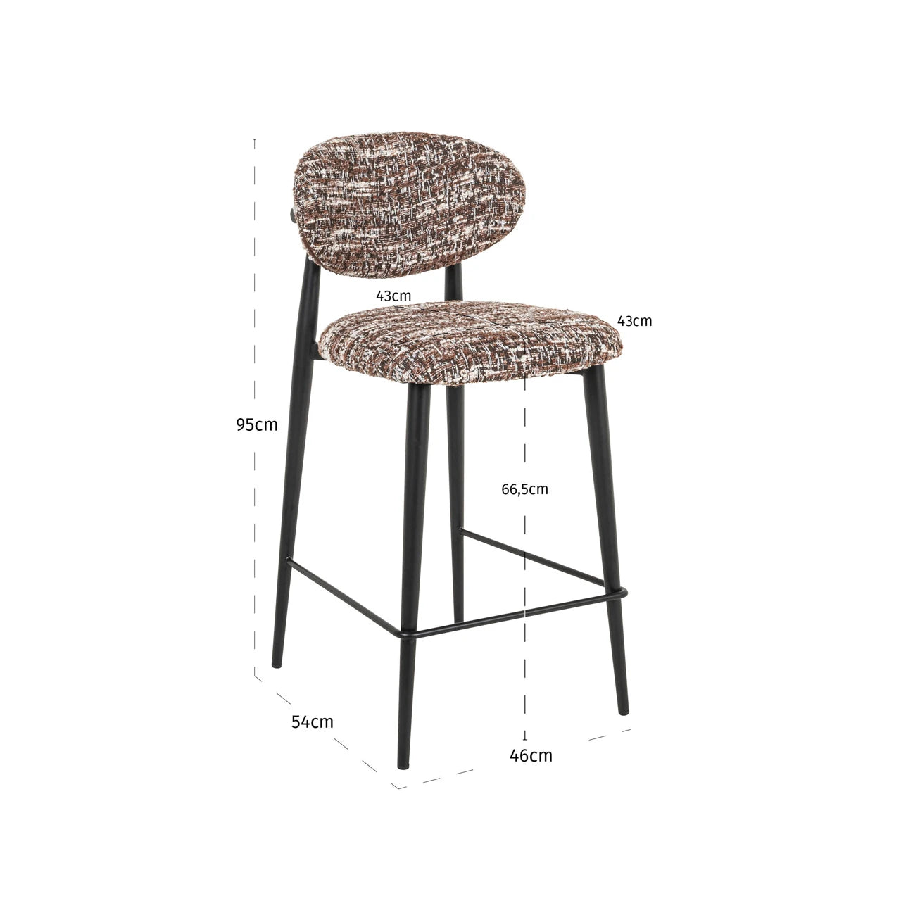 Counterkrakk Dantes hassel Richmond Interiors Barstol