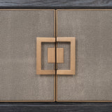 TV-benk Bloomville brass shagreen Richmond Interiors TV-benk