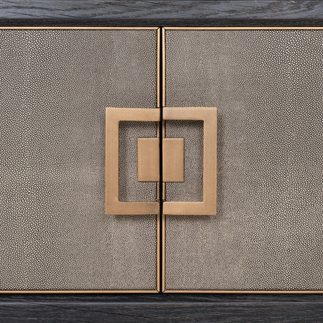 TV-benk Bloomville brass shagreen Richmond Interiors TV-benk