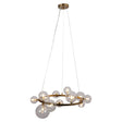 Chandelier Yosie børstet gull Richmond Interiors Taklampe