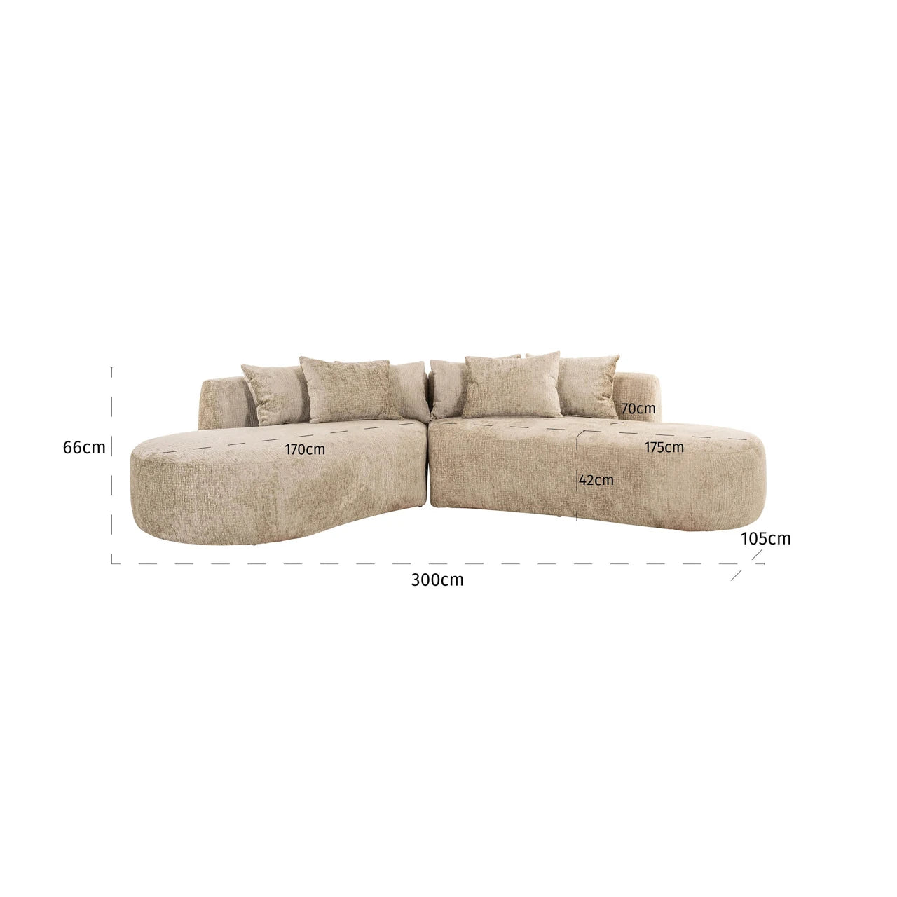 Sofa Cassie desert fusion 4-seters Richmond Interiors Sofa