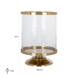 Orkanlys Jaysin gull Richmond Interiors Lanterne og lysglass