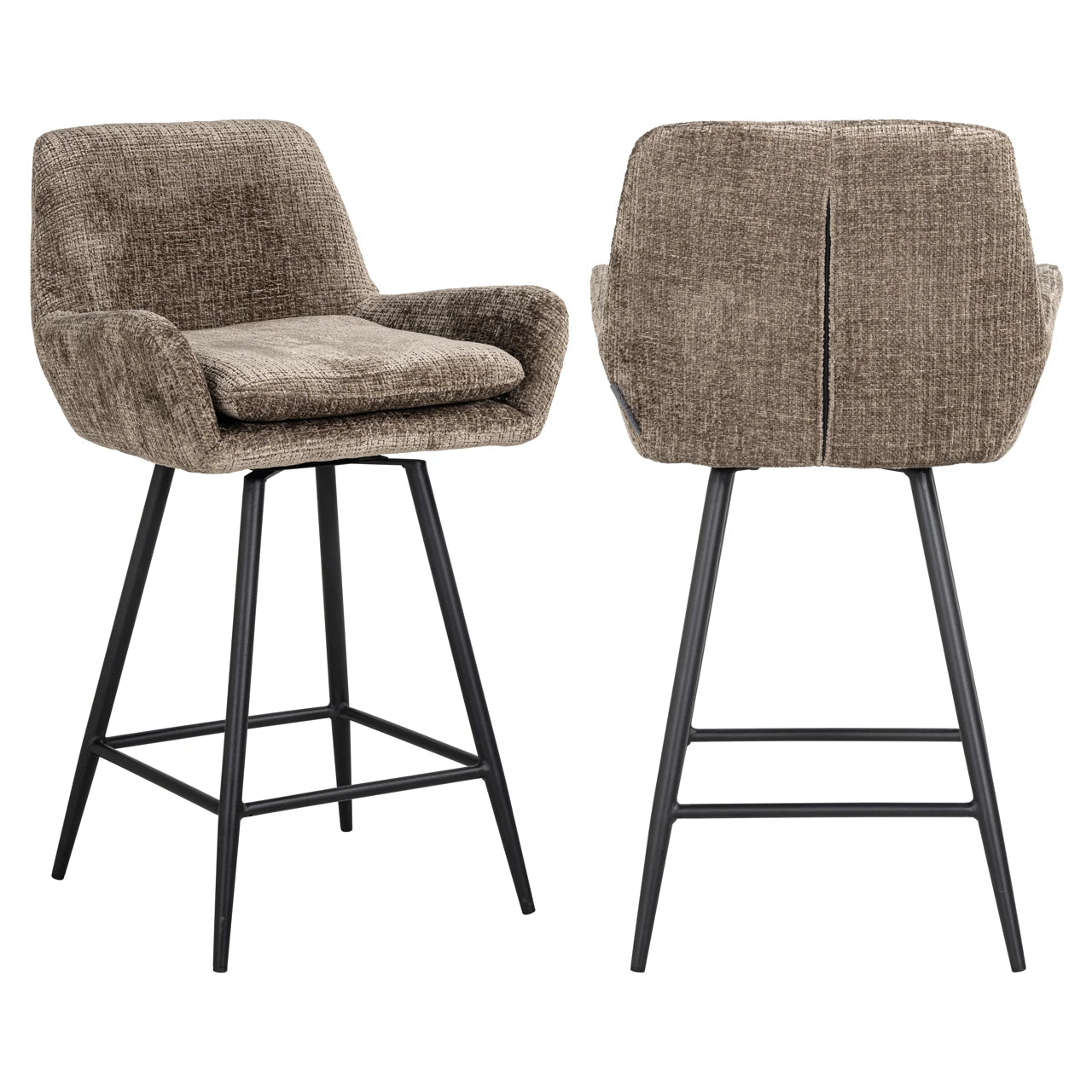 Counterstol Linsey niagara stone sett med 2 Richmond Interiors Barstol